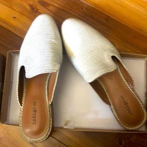 COPY - Indigo road striped loafer mules